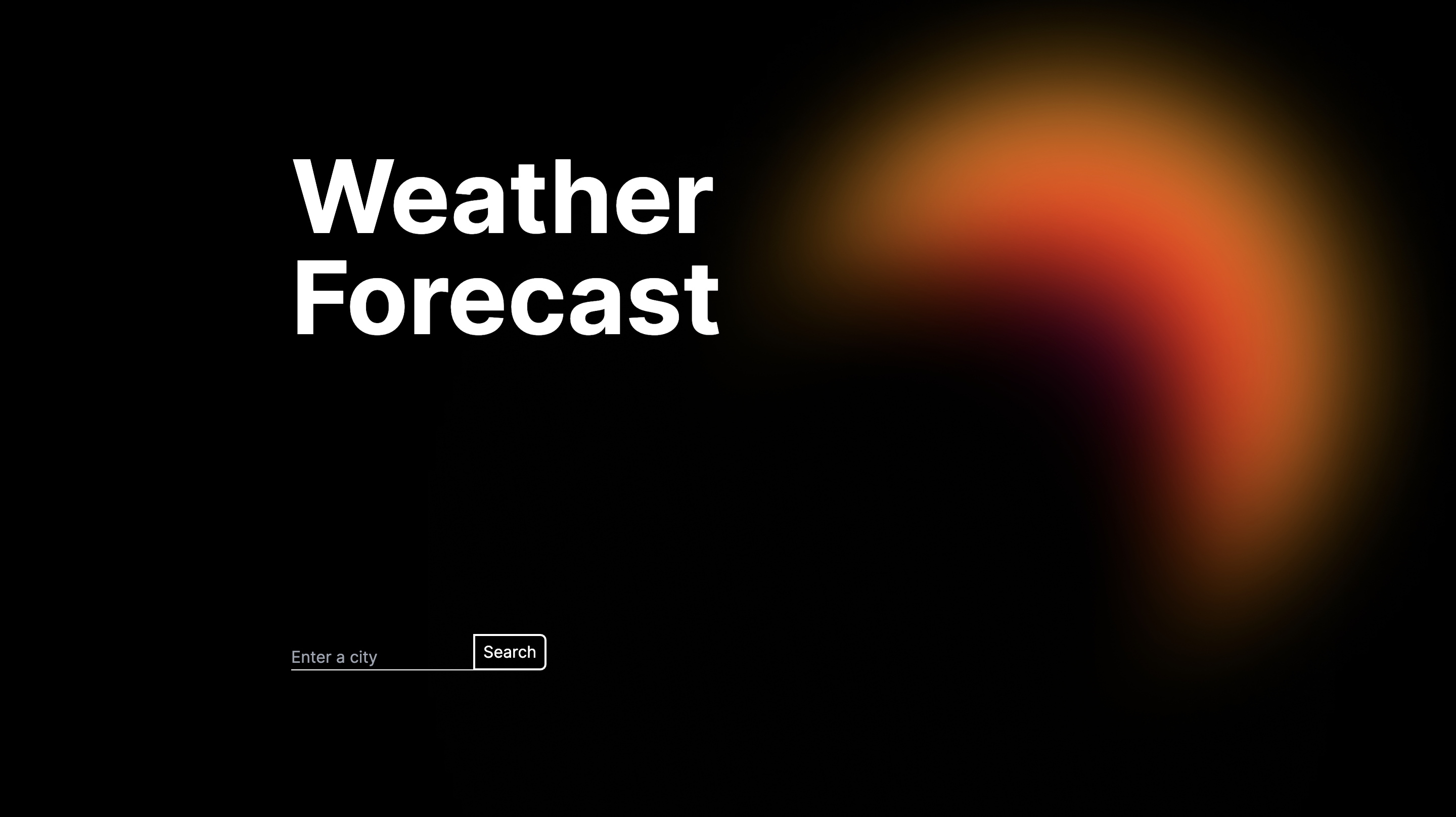 Weather app images